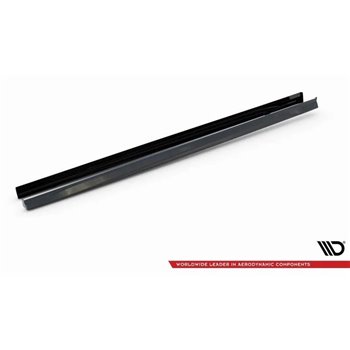 Maxton - Rajouts Des Bas De Caisse V.3 Volkswagen Golf GTI / GTE / GTI Clubsport / GTD / R-Line Mk8 Noir Brillant