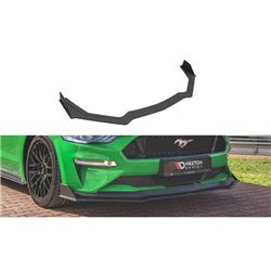 Maxton - Street Pro Lame Du Pare-Chocs Avant V.2 Ford Mustang GT MK6 Facelift Noir