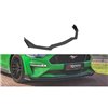 Maxton - Street Pro Lame Du Pare-Chocs Avant V.2 Ford Mustang GT MK6 Facelift Noir-Rouge