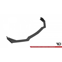 Maxton - Street Pro Lame Du Pare-Chocs Avant V.2 Ford Mustang GT MK6 Facelift Noir-Rouge