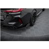 Maxton - Lames De Pare-Chocs Arrière Latérales V.1 + Ailerons BMW M8 Gran Coupe F93 Noir Brillant
