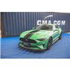 Maxton - Street Pro Lame Du Pare-Chocs Avant V.1 Ford Mustang GT MK6 Facelift Noir