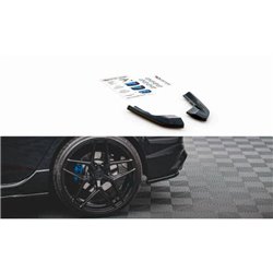 Maxton - Lames De Pare-Chocs Arrière Latérales V.1 Volkswagen Golf R Hatchback Mk8 Facelift