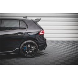Maxton - Lames De Pare-Chocs Arrière Latérales V.1 Volkswagen Golf R Hatchback Mk8 Facelift 