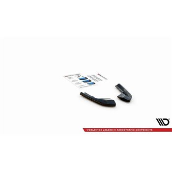 Maxton - Lames De Pare-Chocs Arrière Latérales V.1 Volkswagen Golf R Hatchback Mk8 Facelift 