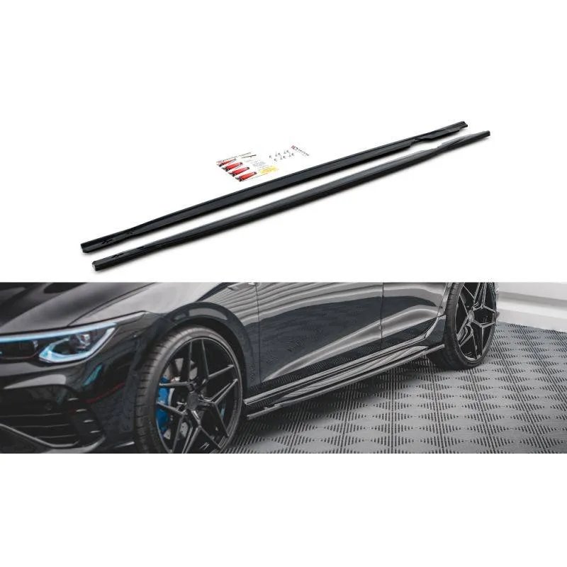 Maxton - Rajouts Des Bas De Caisse V.1 Volkswagen Golf R Hatchback Mk8 Facelift