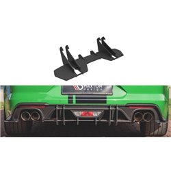 Maxton - Street Pro Central Diffuseur Arriere Ford Mustang GT Mk6 Facelift Rouge
