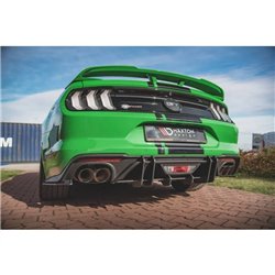 Maxton - Street Pro Central Diffuseur Arriere Ford Mustang GT Mk6 Facelift Rouge