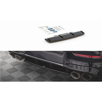 Maxton - Arriere Splitter Volkswagen Golf R Hatchback Mk8 / Mk8 Facelift Noir Brillant