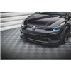 Maxton - Lame Du Pare-Chocs Avant V.1 Volkswagen Golf R Hatchback / Variant Mk8 Noir Brillant