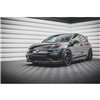 Maxton - Lame Du Pare-Chocs Avant V.1 Volkswagen Golf R Hatchback / Variant Mk8 Noir Brillant