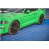 Maxton - Street Pro Rajouts Des Bas De Caisse V.1 Ford Mustang GT Mk6 Facelift Noir-Rouge + Rabats Brillant