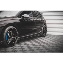 Maxton - Rajouts Des Bas De Caisse V.2 + Ailerons Volkswagen Golf R Hatchback Mk8 Facelift 