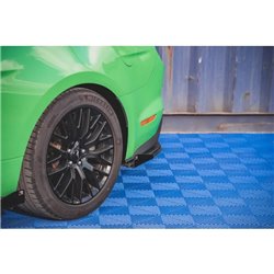 Maxton - Street Pro Lame Du Pare Chocs Arriere V.1 Ford Mustang GT Mk6 Facelift Noir + Rabats Brillant 
