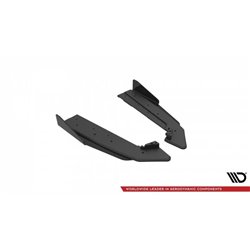 Maxton - Street Pro Lame Du Pare Chocs Arriere V.1 Ford Mustang GT Mk6 Facelift Noir + Rabats Brillant 