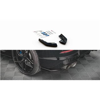 Maxton - Lames De Pare-Chocs Arrière Latérales V.2 Volkswagen Golf R Hatchback Mk8 Facelift