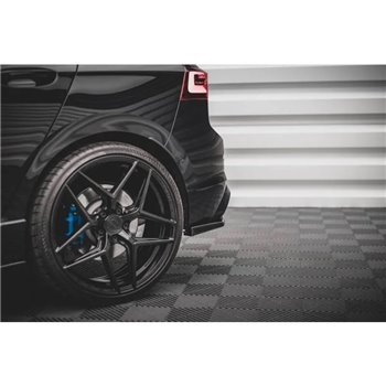 Maxton - Lames De Pare-Chocs Arrière Latérales V.2 Volkswagen Golf R Hatchback Mk8 Facelift 