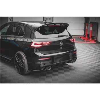 Maxton - Lames De Pare-Chocs Arrière Latérales V.2 Volkswagen Golf R Hatchback Mk8 Facelift 