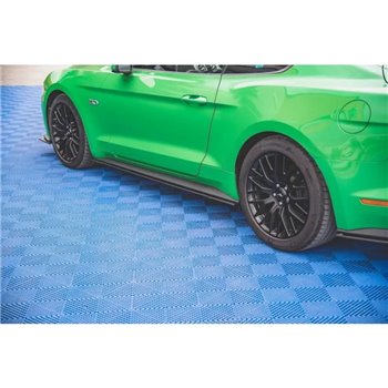 Maxton - Street Pro Rajouts Des Bas De Caisse V.1 Ford Mustang GT Mk6 Facelift Noir