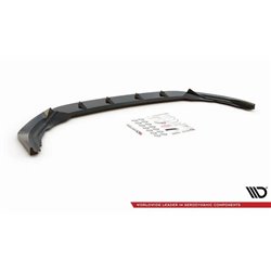 Maxton - Lame Du Pare-Chocs Avant V.2 Volkswagen Golf R Hatchback / Variant Mk8 Noir Brillant