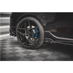 Maxton - Lames De Pare-Chocs Arrière Latérales V.2 + Ailerons Volkswagen Golf R Hatchback Mk8 Facelift 