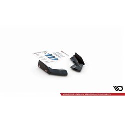 Maxton - Lames De Pare-Chocs Arrière Latérales V.2 + Ailerons Volkswagen Golf R Hatchback Mk8 Facelift 