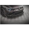 Maxton - Lame Du Pare-Chocs Avant V.2 + Ailerons Volkswagen Golf R Hatchback / Variant Mk8 Noir Brillant
