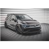 Maxton - Lame Du Pare-Chocs Avant V.2 + Ailerons Volkswagen Golf R Hatchback / Variant Mk8 Noir Brillant