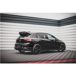Maxton - Street Pro Central Diffuseur Arriere Volkswagen Golf R Mk8 Rouge