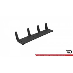 Maxton - Street Pro Central Diffuseur Arriere Volkswagen Golf R Mk8 Rouge