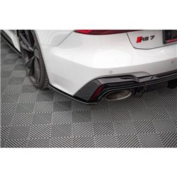 Maxton - Lames De Pare-Chocs Arrière Latérales V.2 Audi RS6 C8 / C8 Facelift 