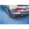 Maxton - Lames De Pare-Chocs Arrière Latérales V.2 Audi RS6 C8 / C8 Facelift 