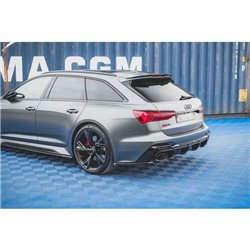 Maxton - Lames De Pare-Chocs Arrière Latérales V.2 Audi RS6 C8 / C8 Facelift 