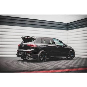 Maxton - Street Pro Central Diffuseur Arriere Volkswagen Golf R Mk8 Noir