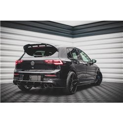 Maxton - Street Pro Central Diffuseur Arriere Volkswagen Golf R Mk8 Noir