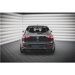 Maxton - Street Pro Central Diffuseur Arriere Volkswagen Golf R Mk8 Noir