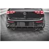 Maxton - Street Pro Central Diffuseur Arriere Volkswagen Golf R Mk8 Noir