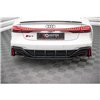 Maxton - Street Pro Central Diffuseur Arriere Audi RS7 C8 / RS6 C8 Noir