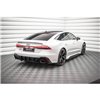 Maxton - Street Pro Central Diffuseur Arriere Audi RS7 C8 / RS6 C8 Noir