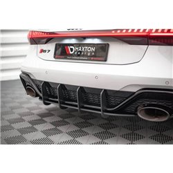 Maxton - Street Pro Central Diffuseur Arriere Audi RS7 C8 / RS6 C8 Rouge