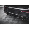 Maxton - Street Pro Central Diffuseur Arriere Volkswagen Golf R Mk8 Noir-Rouge