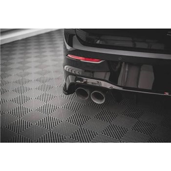 Maxton - Lames De Pare-Chocs Arrière Latérales V.3 Volkswagen Golf R Hatchback Mk8 Facelift 