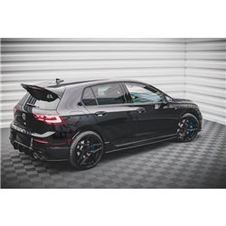 Maxton - Street Pro Rajouts Des Bas De Caisse Volkswagen Golf R Hatchback Mk8 Facelift Noir-Rouge