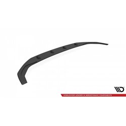 Maxton - Street Pro Lame Du Pare-Chocs Avant Volkswagen Golf R Mk8 Noir-Rouge