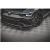 Maxton - Lame Du Pare-Chocs Avant V.4 Volkswagen Golf R Hatchback / Variant Mk8 Noir Brillant