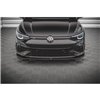 Maxton - Lame Du Pare-Chocs Avant V.3 Volkswagen Golf R Hatchback / Variant Mk8 Noir Brillant