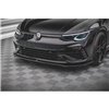 Maxton - Lame Du Pare-Chocs Avant V.3 Volkswagen Golf R Hatchback / Variant Mk8 Noir Brillant