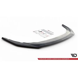Maxton - Lame Du Pare-Chocs Avant V.3 Volkswagen Golf R Hatchback / Variant Mk8 Noir Brillant
