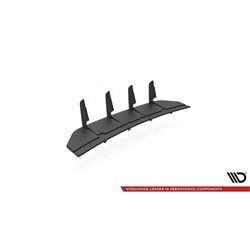 Maxton - Street Pro Central Diffuseur Arriere Audi RS7 C8 / RS6 C8 Noir-Rouge