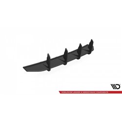 Maxton - Street Pro Central Diffuseur Arriere Audi RS7 C8 / RS6 C8 Noir-Rouge